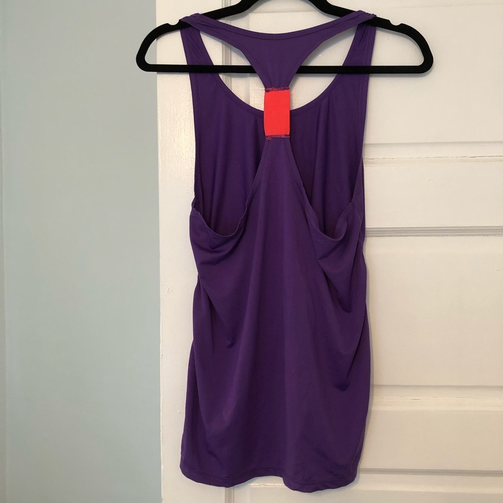 Purple Racerback Athletic Tee - Picture 2 of 2